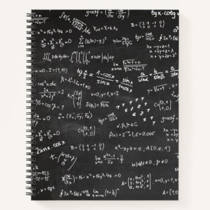 Mathematica Blackboard-vergelijkingen Formulas Spi Notitieboek