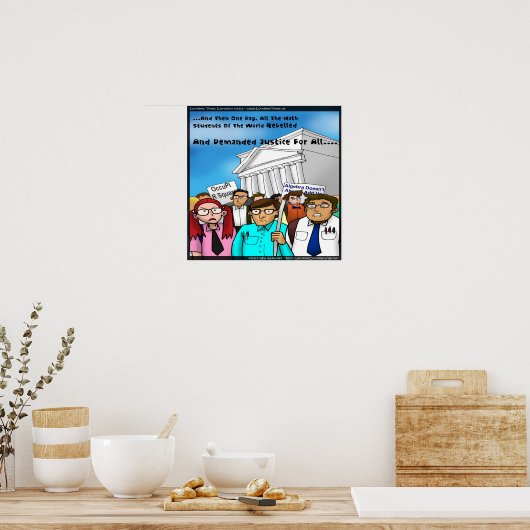 Mathematica revolt Funny Poster (Keuken)