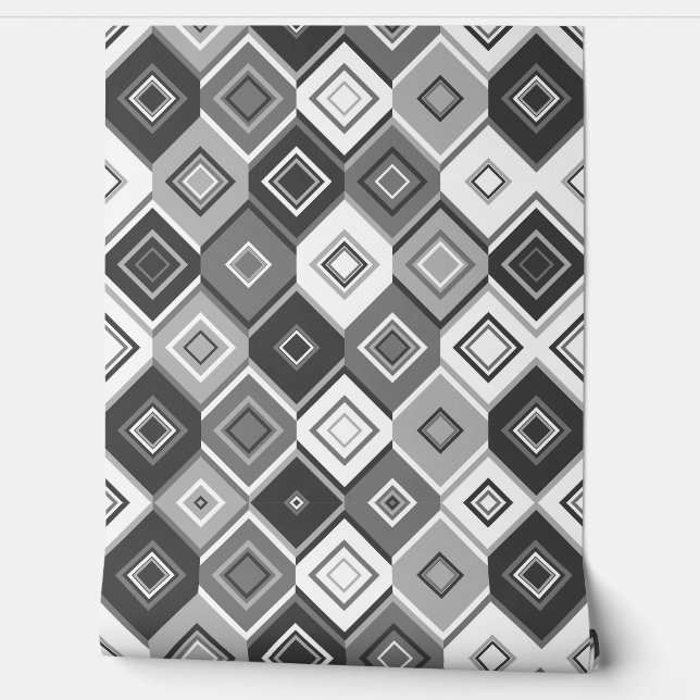 Mathematical Beautiful Geometric Pattern  Behang (Afrollen)