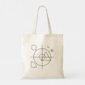 Mathematical Elegance Tote Bag (Achterkant)