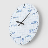 Mathematical Equations Clock Grote Klok (Hoek)