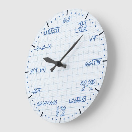 Mathematical Equations Clock Grote Klok (Hoek)