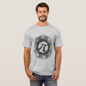 Mathematical Pi Optical Illusion T-shirt – Perfect (Voorkant volledig)