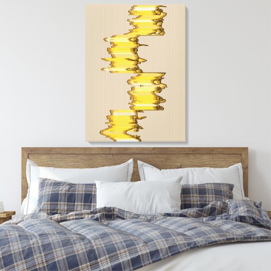 Mathematically Aligned Sculpture  Canvas Afdruk (Insitu (Slaapkamer))