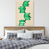 Mathematically Aligned Sculpture  Canvas Afdruk (Insitu (Slaapkamer))