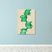 Mathematically Aligned Sculpture  Canvas Afdruk (Insitu (Houten vloer))