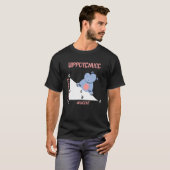 Mathematician Hippotenuse Hippo Triangle T-shirt (Voorkant volledig)