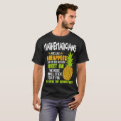 Mathematicians Are Like Pineapples - Funny Work T-shirt (Voorkant volledig)