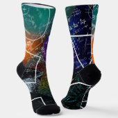 Mathematics Formula Crew Sokken (Gebogen)