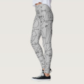 Mathematics Geometry Formule Euclidean vergelijkin Leggings (Links)