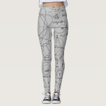 Mathematics Geometry Formule Euclidean vergelijkin Leggings<br><div class="desc">Wiskunde.</div>