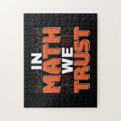 Mathematics Teacher Quote - In Wiskunde vertrouwen Legpuzzel (Verticaal)