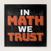 Mathematics Teacher Quote - In Wiskunde vertrouwen Legpuzzel (Verticaal)