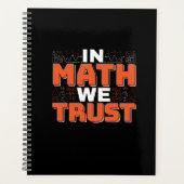 Mathematics Teacher Quote - In Wiskunde vertrouwen Planner (Voorkant)