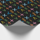 Mathematics Wiskunde Symbol Wiskunde Cadeaupapier (Hoek)