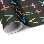 Mathematics Wiskunde Symbol Wiskunde Cadeaupapier<br><div class="desc">Mathematics Wiskunde Symbol Wiskunde Wrapping Paper origineel ontwerp van Nisha Prabhu. Transformeer uw geschenken in een feest van kennis met onze levendige Kleurrijke Wiskunde Symbool Wrapping Paper! Deze inpakpapier barst van de wiskundige symbolen en is ideaal voor zowel studenten, docenten als liefhebbers van wiskunde. Een levendige mix van kleuren en...</div>