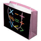 Mathematics Wiskunde Symbol Wiskunde Groot Cadeauzakje (Achterkant Gekanteld)
