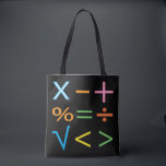 Mathematics Wiskunde Symbol Wiskunde Tote Bag<br><div class="desc">Wiskunde Wiskunde Symbool Wiskunde Canvas tas origineel ontwerp van Nisha Prabhu. Verhoog uw stijl en laat uw passie voor wiskunde zien met onze opvallende Mathematics Wiskunde Symbol-Canvas tas! Dit veelzijdige accessoire is perfect voor studenten, opvoeders of iedereen die van de schoonheid van symbolen houdt. Dit tas is versierd met een...</div>