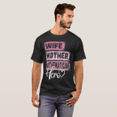 Mathematicus, held moeder t-shirt (Voorkant volledig)