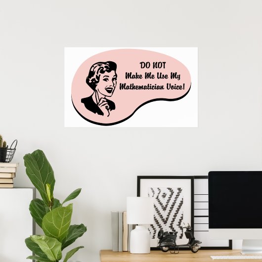 Mathematicus Voice Poster (Thuiskantoor)