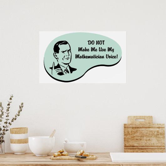 Mathematicus Voice Poster (Keuken)