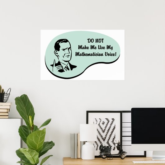 Mathematicus Voice Poster (Thuiskantoor)