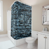 Mathematik Algebra Design Douchegordijn (In situ)