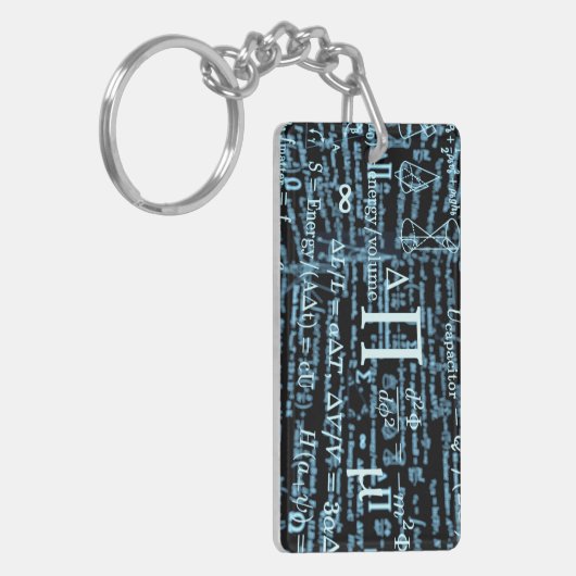 Mathematik Algebra Design Sleutelhanger (Voorkant Links)