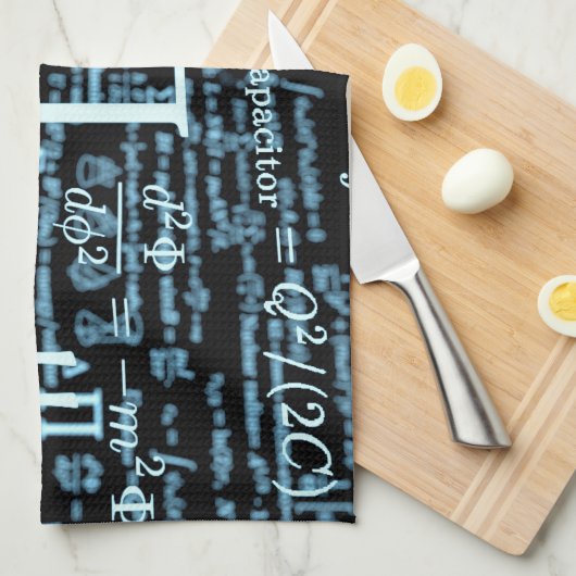 Mathematik Algebra Design Theedoek (Quarter Fold)