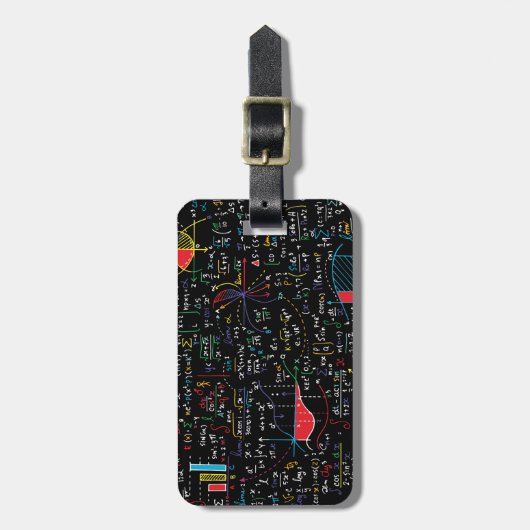 Mathematik Bagagelabel (Voorkant verticaal)