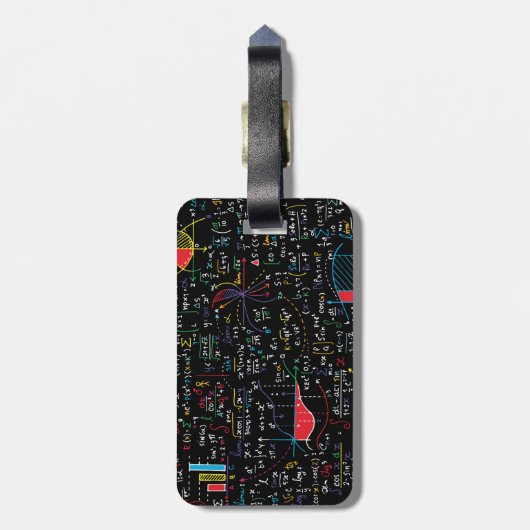 Mathematik Bagagelabel (Achterkant verticaal)