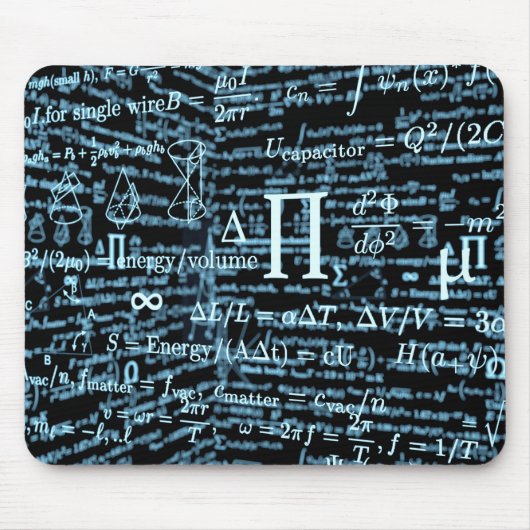 Mathematik Geometrie Algebra Mousepad Muismat (Voorkant)