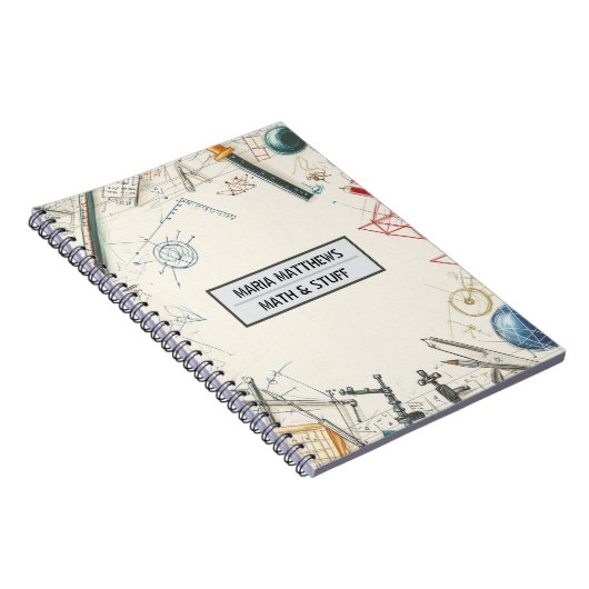 Mathematisch aangepast Spiral Photo Notitieboek (Rechterzijde)