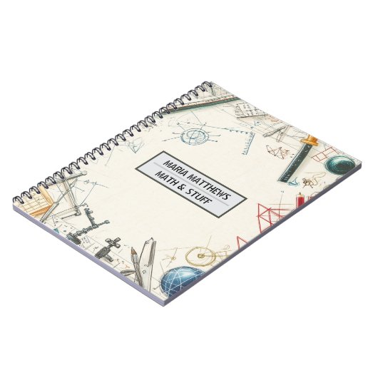 Mathematisch aangepast Spiral Photo Notitieboek (Linkerzijde)