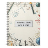 Mathematisch aangepast Spiral Photo Notitieboek (Voorkant)