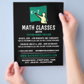 Mathematisch Logo, Wiskunde klassen Adverteren Flyer (Hand)