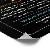 Mathematisch nummerontwerp, Wiskunde klassen Adver Poster (Hoek)