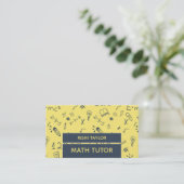 Mathematisch Pictogramontwerp, Wiskunde-Thandler, Visitekaartje (Staand voorkant)