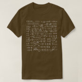 mathematisch t-shirt (Design voorkant)
