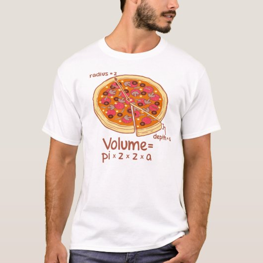 Mathematische formule van het stamboekvolume = Pi* T-shirt (Voorkant)