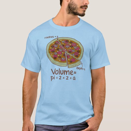 Mathematische formule van het stamboekvolume = Pi* T-shirt (Voorkant)