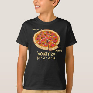 Mathematische formule van het stamboekvolume = Pi* T-shirt