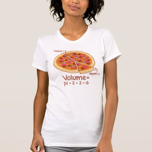 Mathematische formule van het stamboekvolume = Pi* T-shirt (Voorkant)