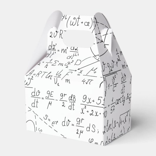 MaThematische Lovers, Wiskunde Formule, Wiskunde G Bedankdoosjes (Achterkant)