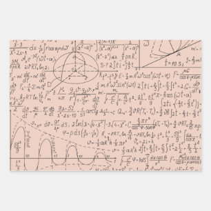 MaThematische Lovers, Wiskunde Formule, Wiskunde G Inpakpapier Vel