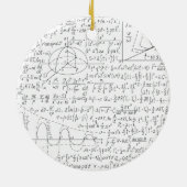MaThematische Lovers, Wiskunde Formule, Wiskunde G Keramisch Ornament (Achterkant)
