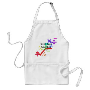 Mathematische symbolen Apron Standaard Schort