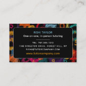 Mathemummer Design, Wiskunde Tutor, leraar Visitekaartje (Achterkant)