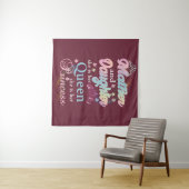 Mather en dochter is haar koningin. wandkleed (In Situ (horizontaal))