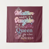 Mather en dochter is haar koningin. wandkleed (Voorkant)